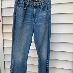 7 for all mankind jeans with button detail